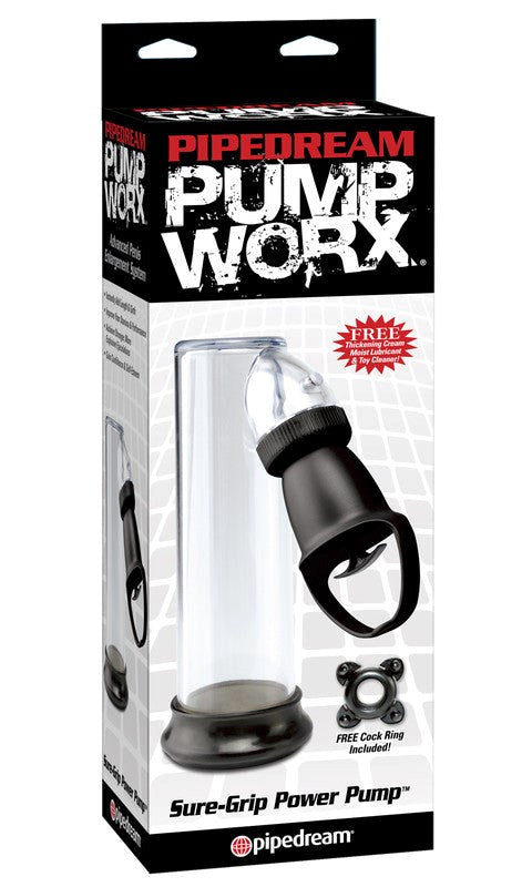 Pump Worx Sure-Grip Penis Enlargement Power Pump - Pumps, Extenders and Sleeves