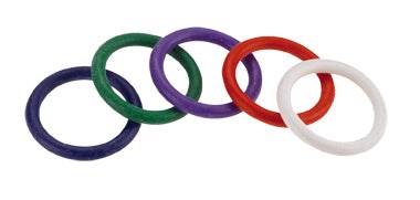 Spartacus Enterprises' Vibrant Rainbow C-Ring Set - Unleash Your Unique Style - Cock Rings
