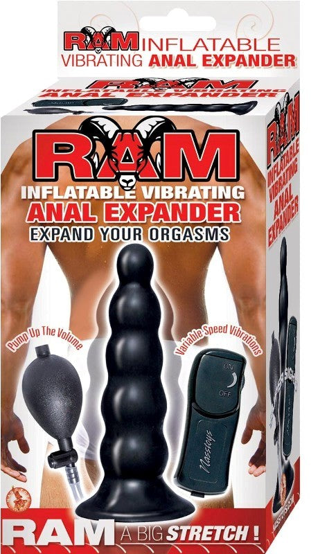 Ram Inflatable Vibrating Anal Expander - Butt Plugs
