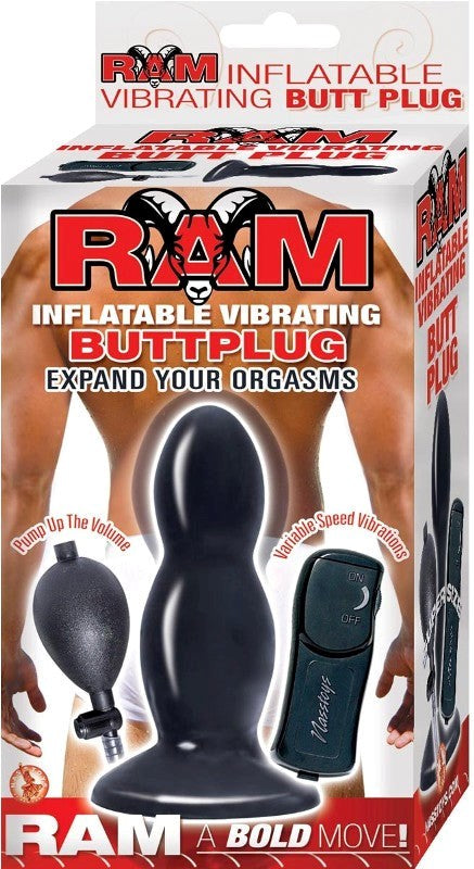 Ram Inflatable Vibrating Buttplug - Butt Plugs