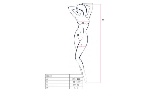 Passion Lingerie Sexy Womens Bodystocking BS019 OS
