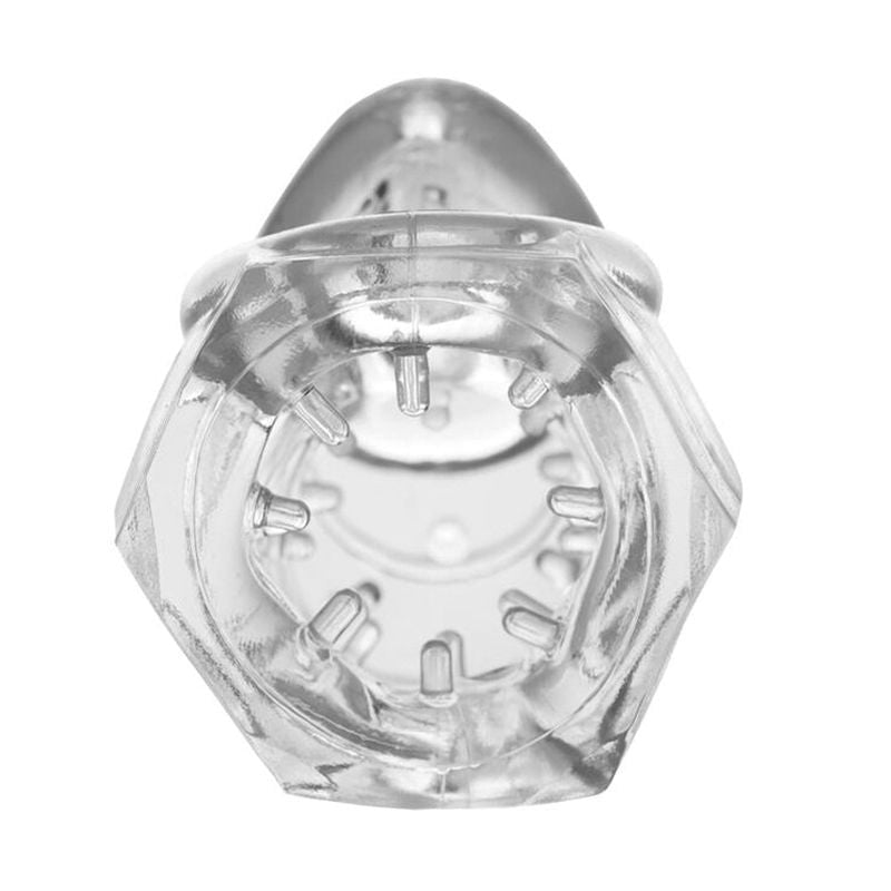 Restrictive Chastity Cage with Nubs - - Male Chastity