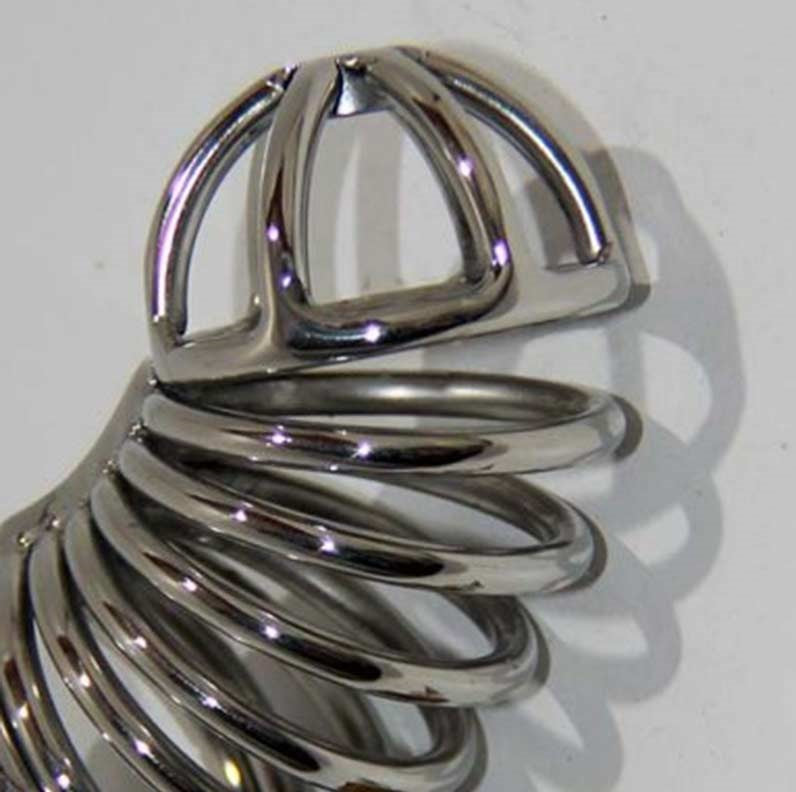 Ridem Tiger Silver Cock Cage - - Male Chastity