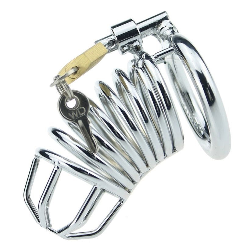 Ridem Tiger Silver Male Chastity Device - - Male Chastity