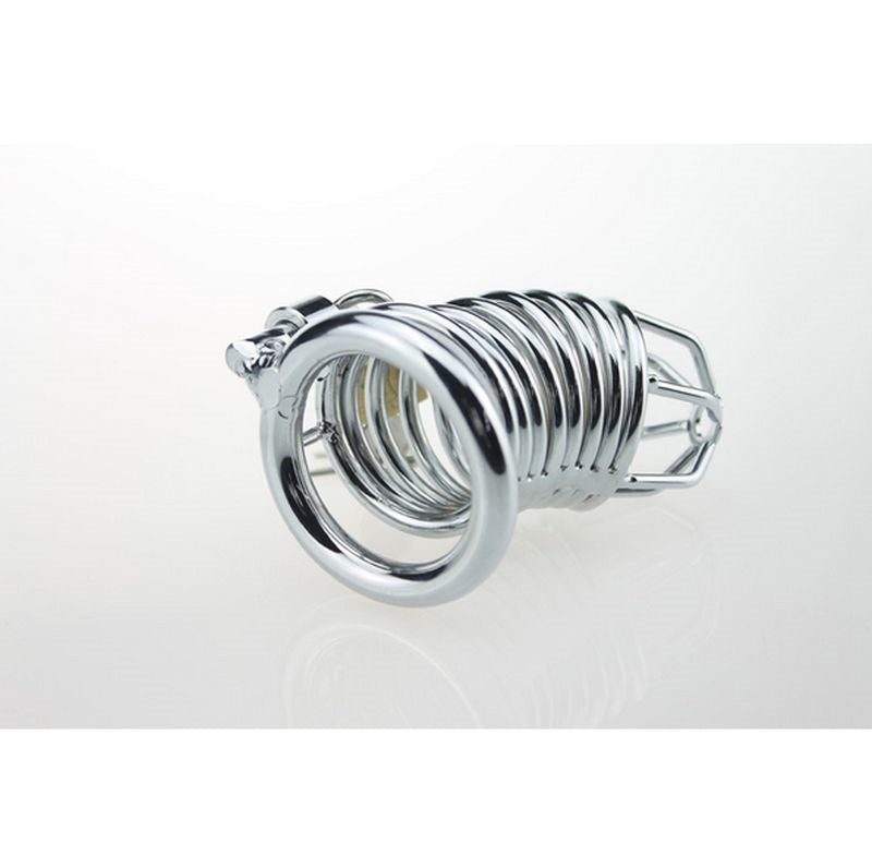 Ridem Tiger Silver Male Chastity Device - - Male Chastity