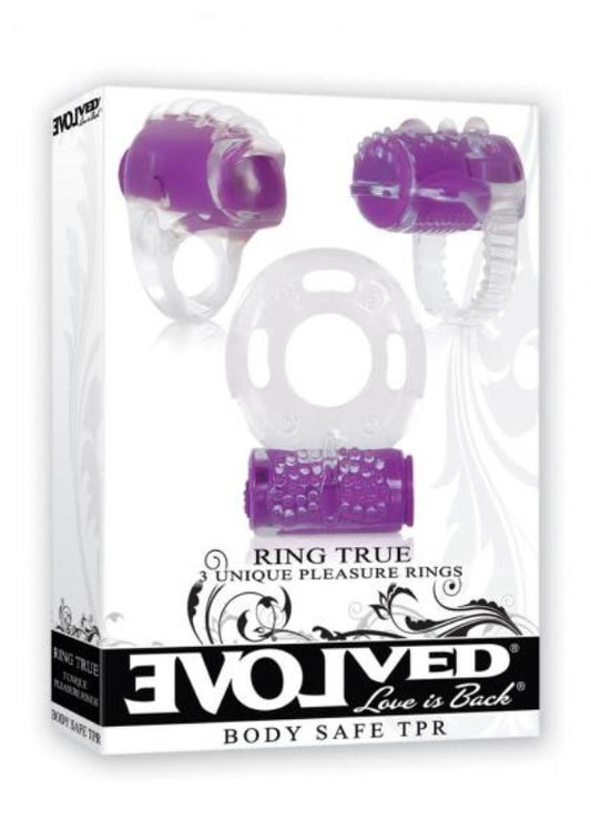 Ring True 3 Unique Pleasure Rings - Cock Rings