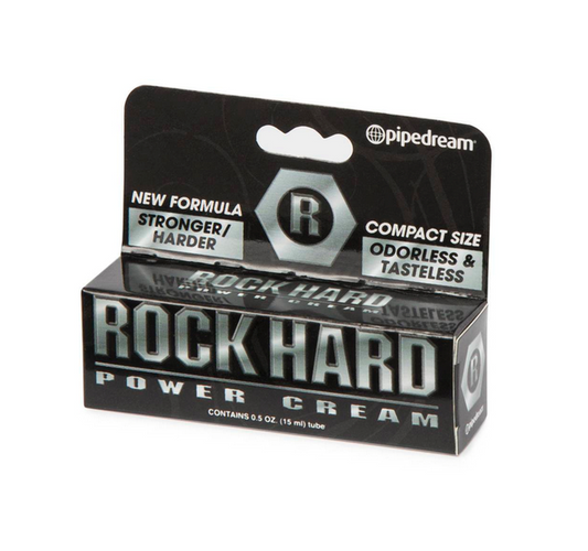 Pipedream Rock Hard Erection Enhancer Power Cream 15ml - Delay and Excite Sprays