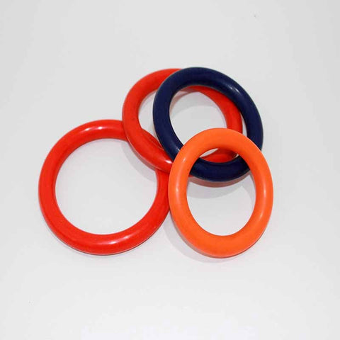 Rubber Cock & Ball Ring 65mm Diameter Thin Band - Cock Rings