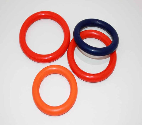 Rubber Cock & Ball Ring 65mm Diameter Thin Band - Cock Rings