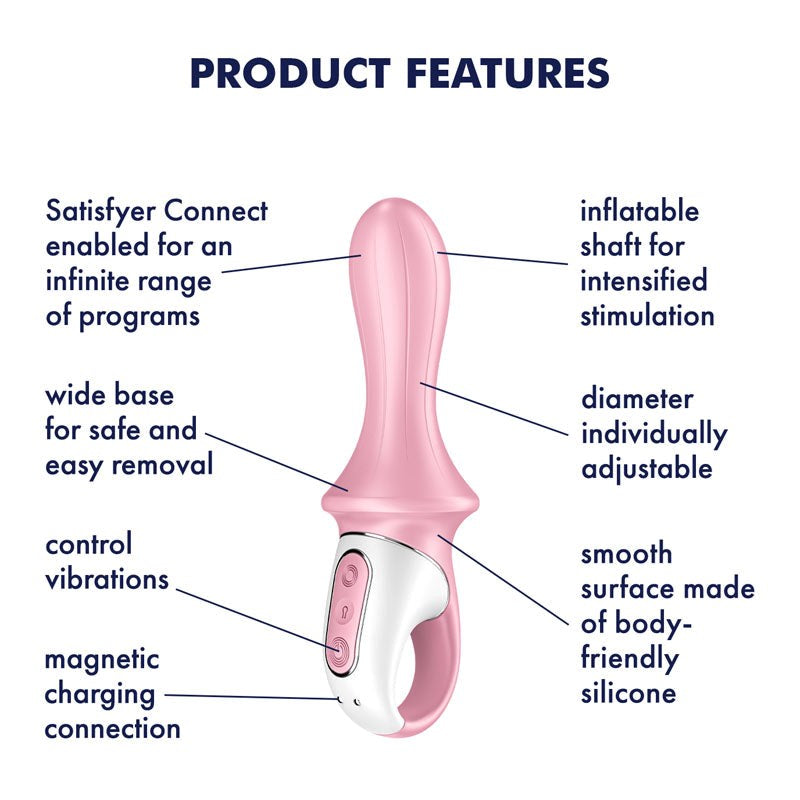 Satisfyer Air Pump Booty 5 - - Anal Vibrators