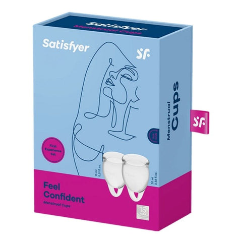 Satisfyer Feel Confident Menstrual Cups - Condoms