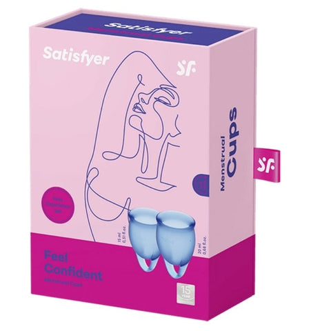 Satisfyer Feel Confident Menstrual Cups - Condoms