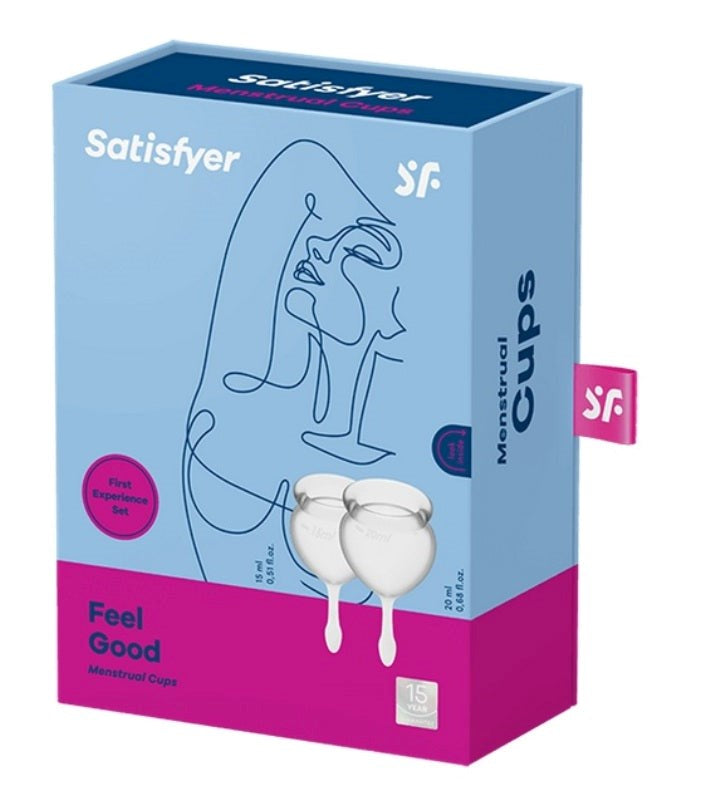 Satisfyer Feel Good Menstrual Cups - - Condoms