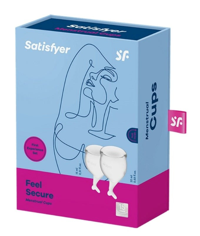 Satisfyer Feel Secure Menstrual Cups - - Condoms