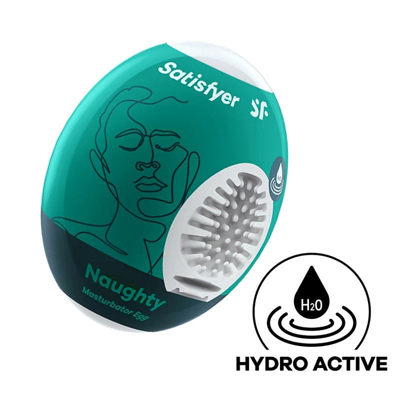 Satisfyer Naughty Male Pleasure Masturbator Egg - Masturbators and Strokers