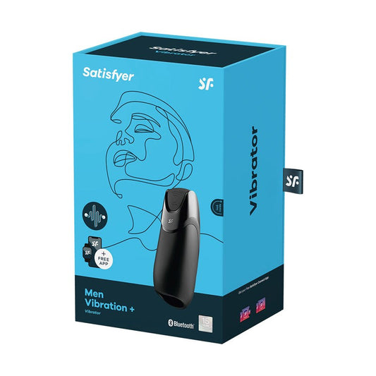 Satisfyer Men Vibration + App Controlled Male Stroker - Masturbators and Strokers