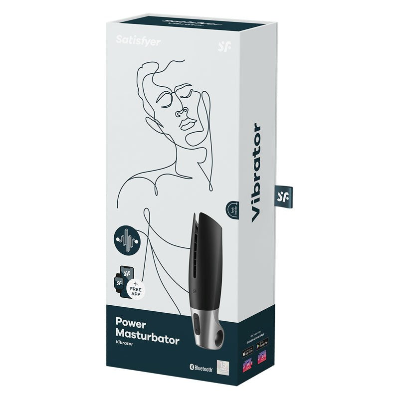 Satisfyer Power App Controlled Male Masturbator - Masturbators and Strokers