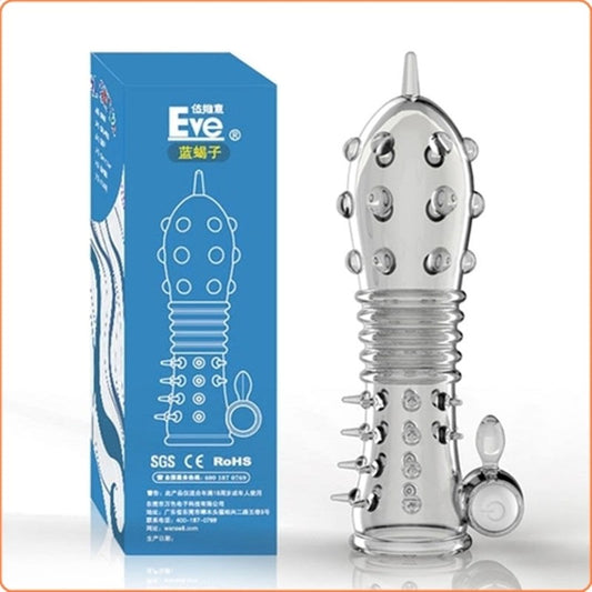 Scorpion Vibration Crystal Penis Sleeve - Pumps, Extenders and Sleeves