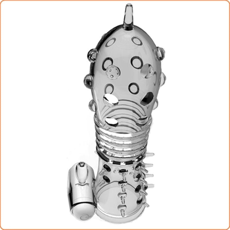 Scorpion Vibration Crystal Penis Sleeve - Pumps, Extenders and Sleeves