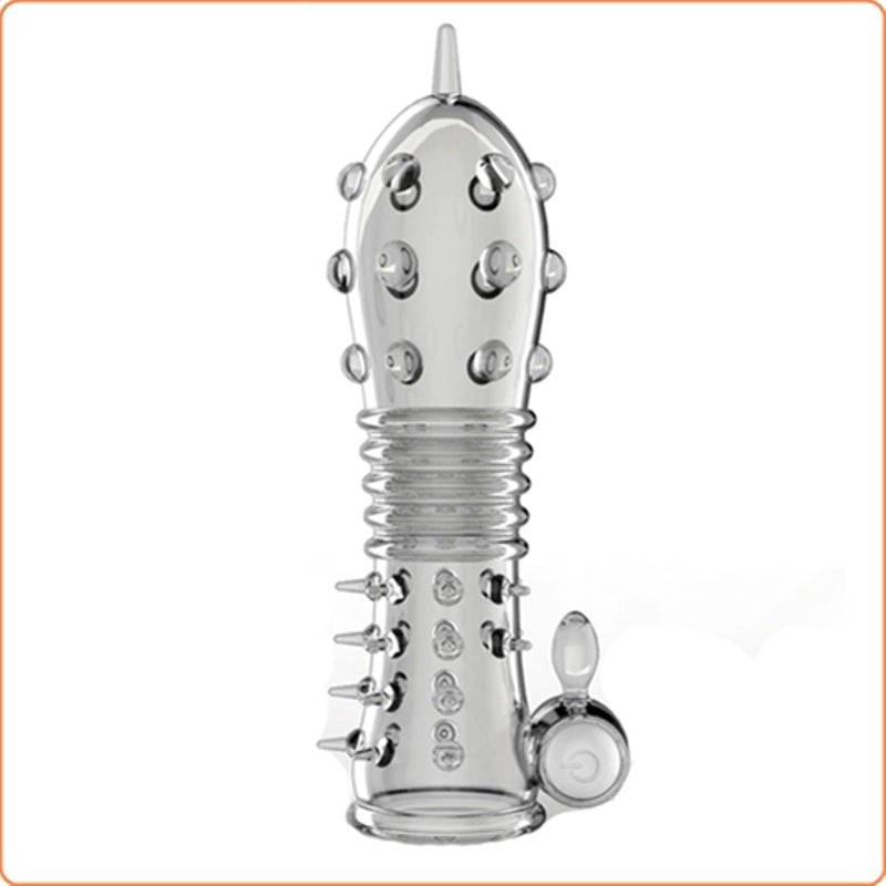Scorpion Vibration Crystal Penis Sleeve - Pumps, Extenders and Sleeves