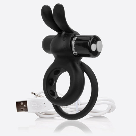 ScreamingO Charged Ohare Vibrating Rabbit Cock Ring - Cock Rings
