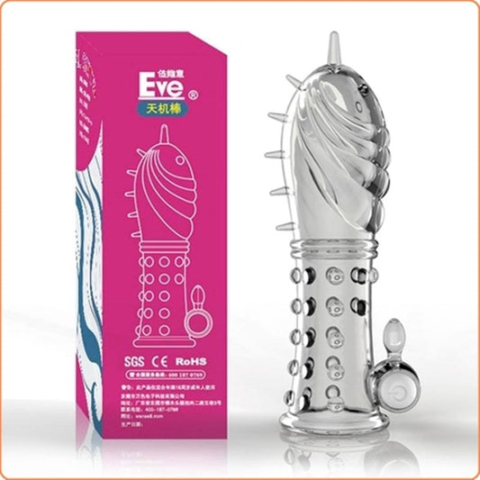 Secret Vibration Crystal Penis Sleeve - Pumps, Extenders and Sleeves