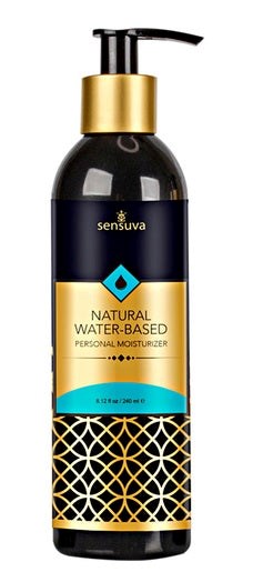 Sensuva Natural Water Based Personal Moisturizer 240ml - Water Based Lubes