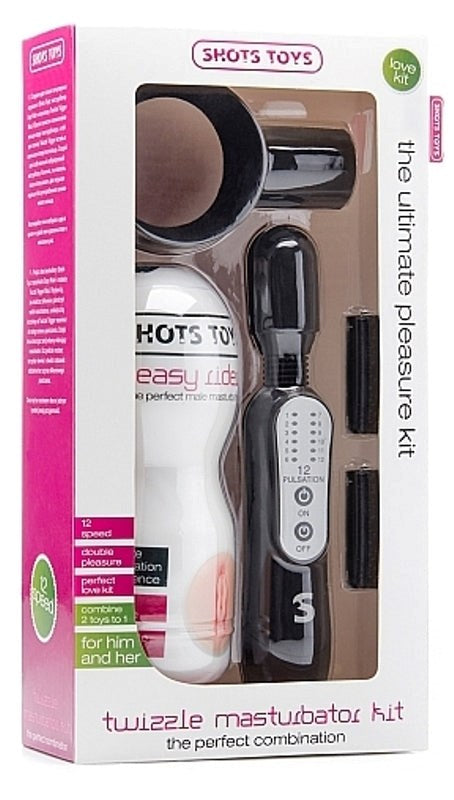 SHOTS Twizzle Masturbator Kit - Masturbators and Strokers