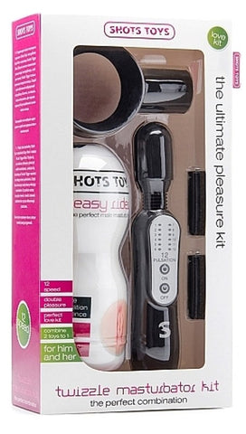 SHOTS Twizzle Masturbator Kit - Masturbators and Strokers