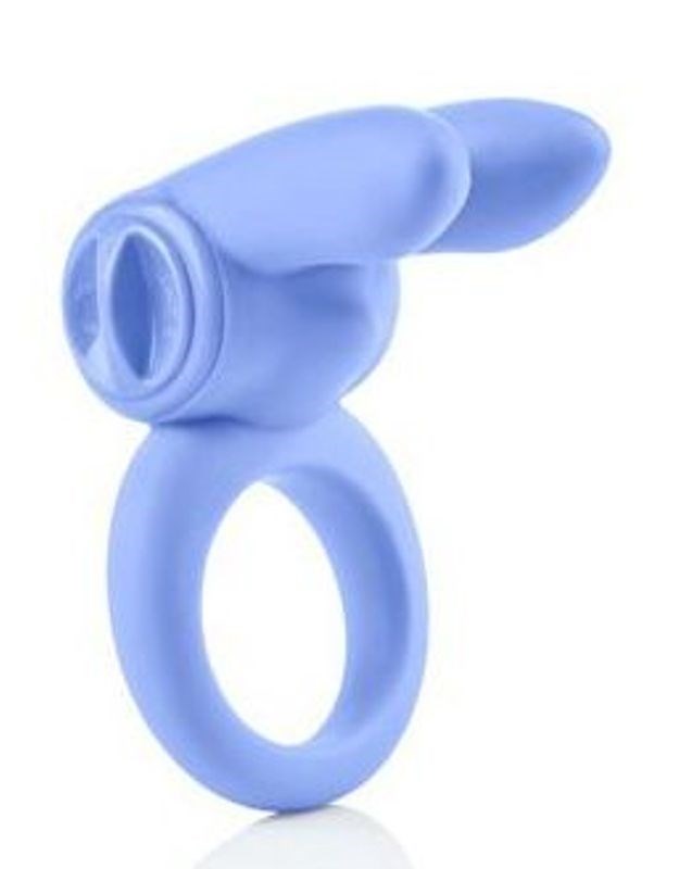 Siicone Jack Rabbit Ring - - Vibrating Cock Rings