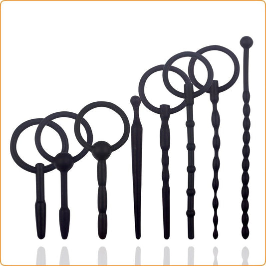 Silicone 8 Pcs Penis Plug Kit - Penis Plugs