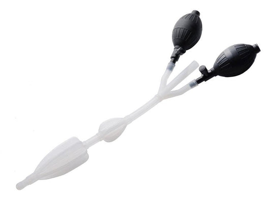 Customizable Pleasure Enhancer - Silicone Anal Catheter by XR Brands - Anal Cleansing