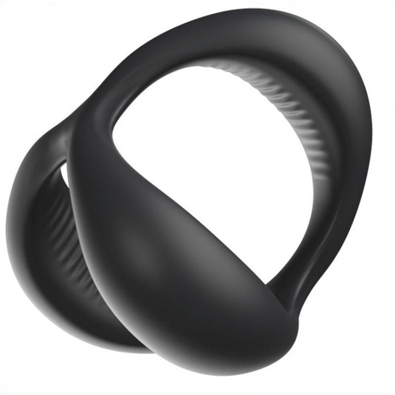 Silicone Cock & Ball Stretcher Sling - - Cock Rings