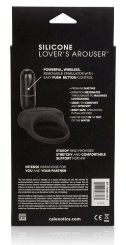 CalExotics Silicone Lovers Arouser Vibrating Cock Ring - Cock Rings