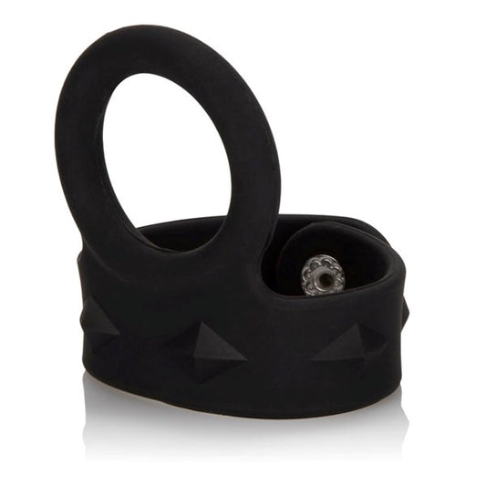 Silicone Tri-Snap Scrotum Support Ring - Cock Rings