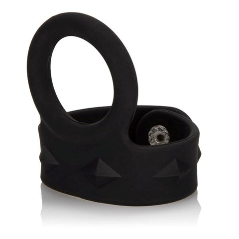 Silicone Tri-Snap Scrotum Support Ring - Cock Rings