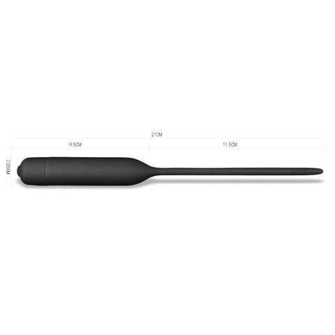 Lovetoy's Premium Silicone Urethral Vibrator - Cock Rings