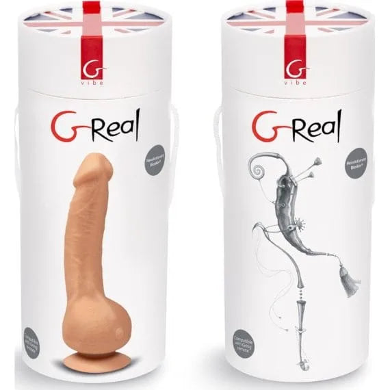 Gvibe Greal Realistic Dildo Flesh With Suction Cup - - Realistic Dildos