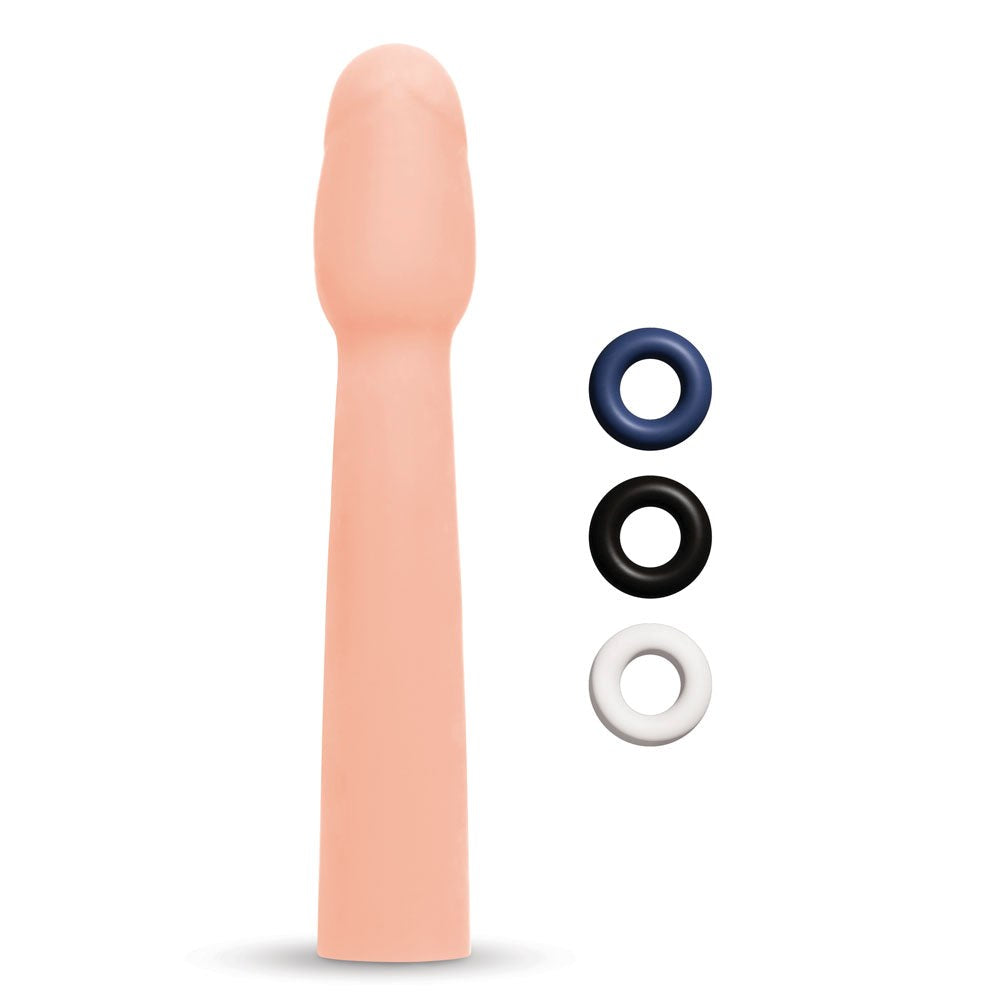 Size Up Realistic 2 Inch Penis Extender - - Pumps, Extenders and Sleeves