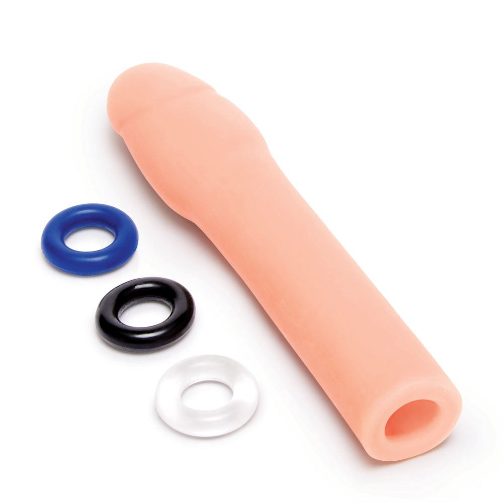 Size Up Realistic 2 Inch Penis Extender - - Pumps, Extenders and Sleeves