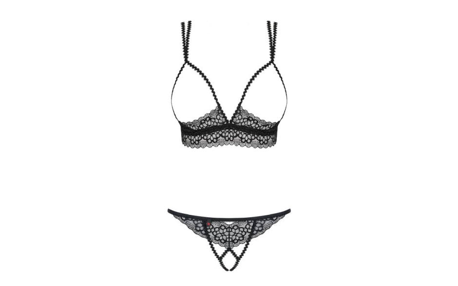 Obsessive Liferia Sexy Womens Cupless Set - Bras and Bra Sets