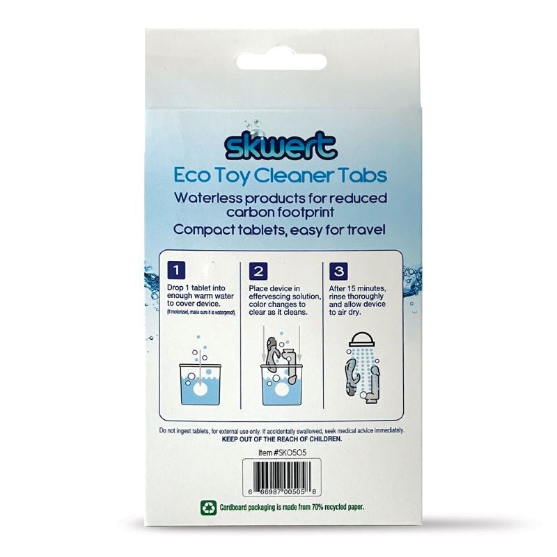 Skwert Eco Toy Cleaner Tabs - - Adult Toy Cleaner