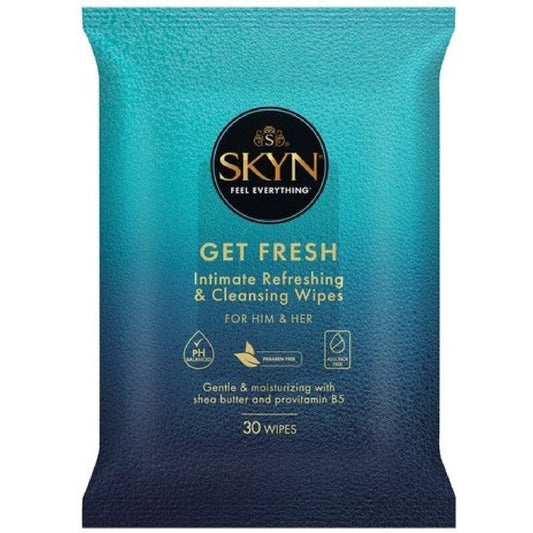 Skyn Get Fresh Intimate Refreshing and Cleansing Wipes - Adult Toy Cleaner