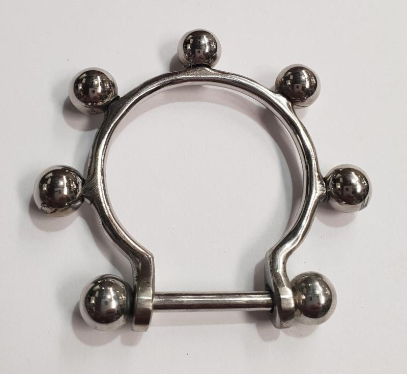 SoGou Frenulum Loop With 7 Barbells - - Cock Rings