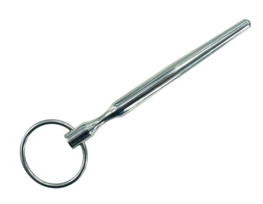 Urethral Stretching Solid Penis Plug With Glans Ring - Penis Plugs
