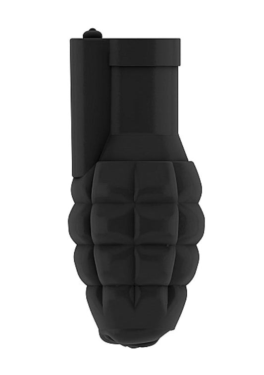 SONO No. 22 Stroker with Vibrating Bullet Black - Masturbators and Strokers