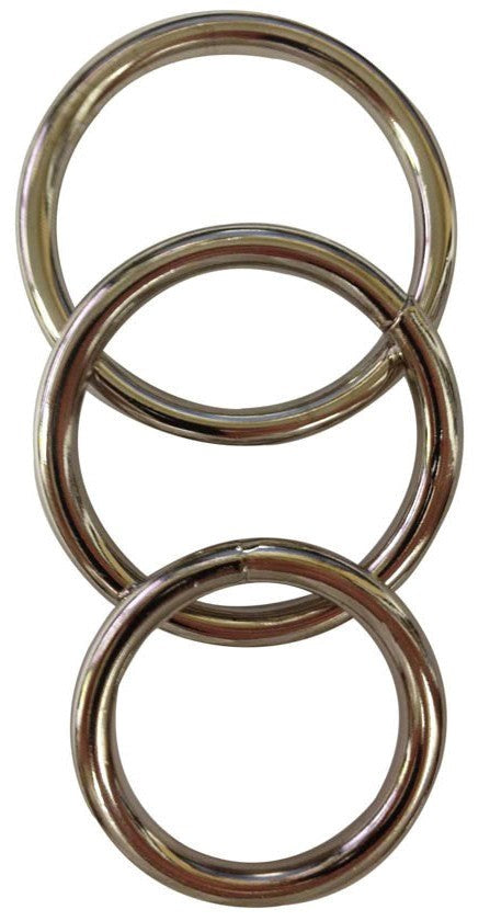 Sportsheets Metal O-Ring 3 Pack - - Cock Rings