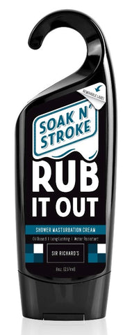 Sir Richards Soak n Stroke Rub It Out Masturbation Cream - Silicone Based Lubes