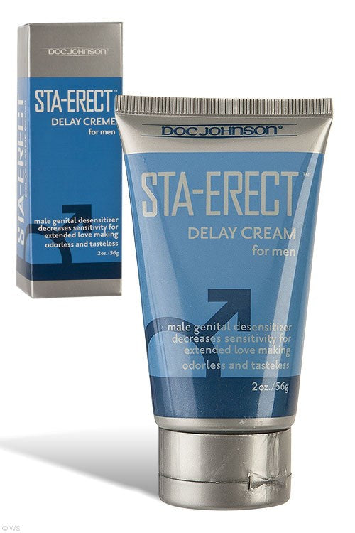 Doc Johnson Sta-Erect Sex Delay Cream For Men - Delay and Excite Sprays