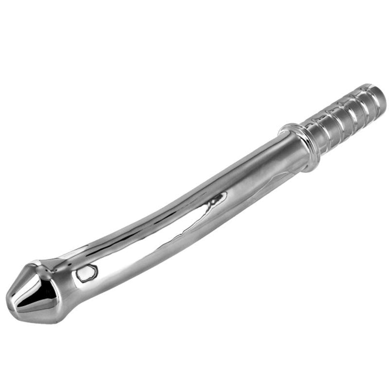 Stainless Steel Phallic Baton Dildo - - Anal Dildos